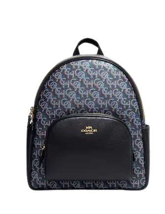 Coach Court Backpack With Coach Monogram Print