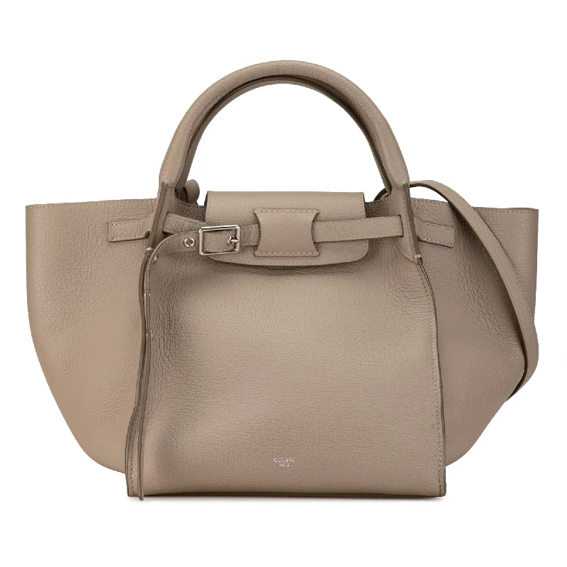 YVES SAINT LAURENT Niki bags with a leather - wrapped chain - link strap for a luxurious feelBrown Celine Small Big Leather Satchel