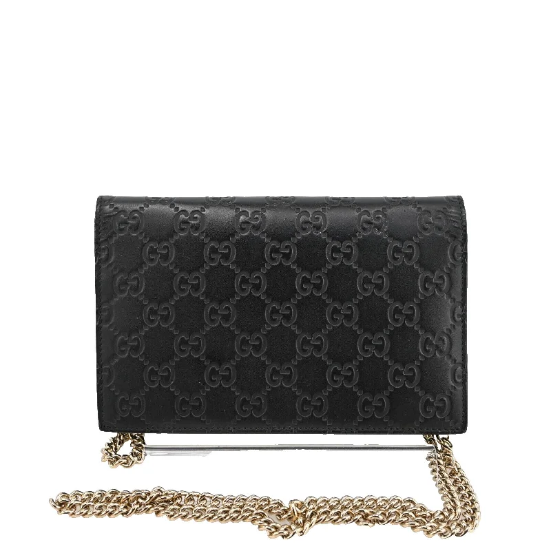 Women Gucci bags with a magnetic snap closure for easy accessGucci Gussisima Signature Bow On Wallet