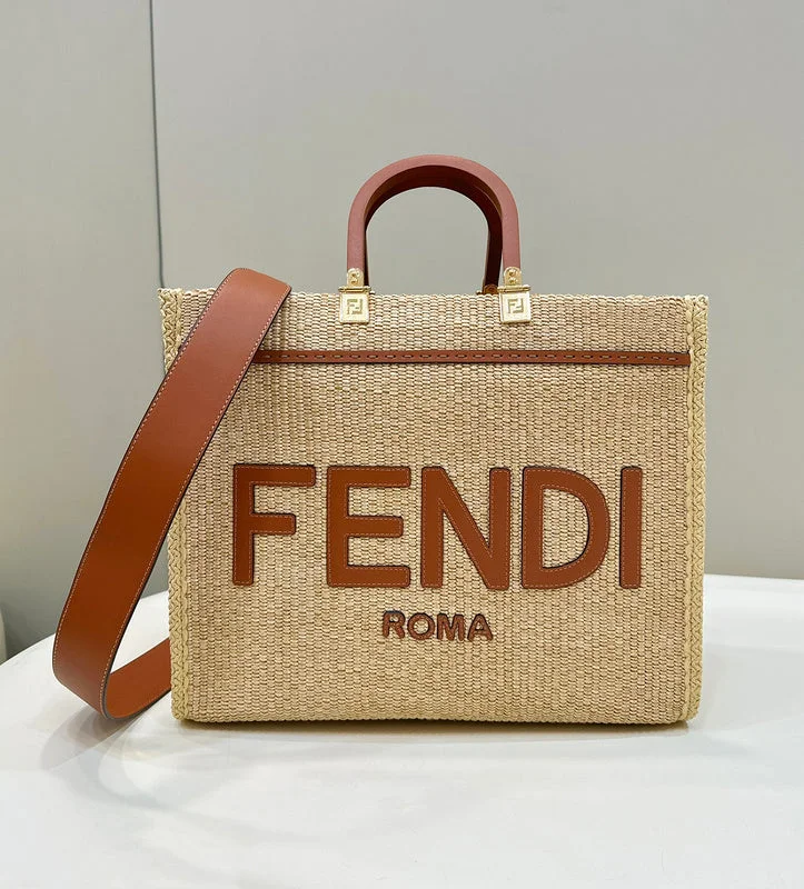 Fendi tote bags with a water - resistant lining for practicality during rainy daysWF - Fendi Bags - 327