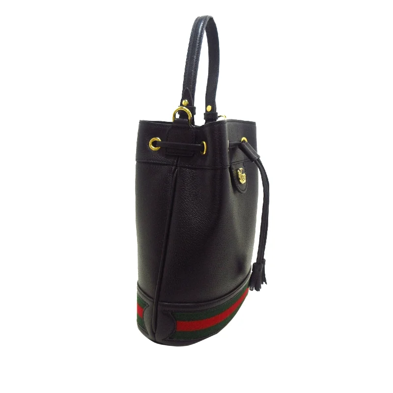 Women Gucci tote bags in GG Supreme canvas for a branded feelGucci Ophidia Bucket Bag Black