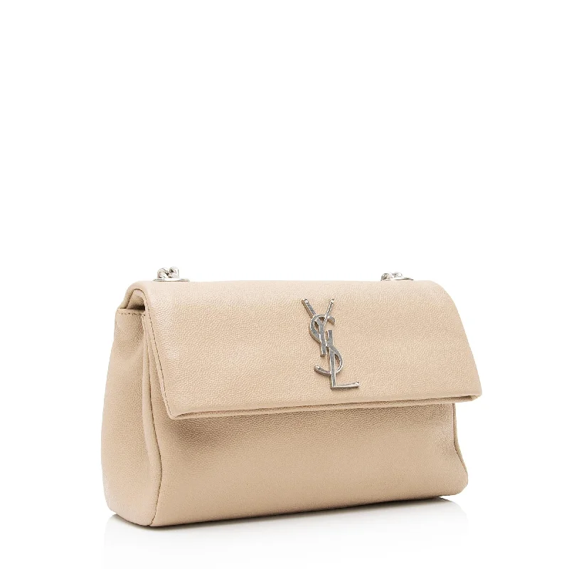 YVES SAINT LAURENT Manhattan bags with a structured silhouette and a magnetic - snap closureSaint Laurent Grain de Poudre Monogram West Hollywood Small Flap Bag syqOc2