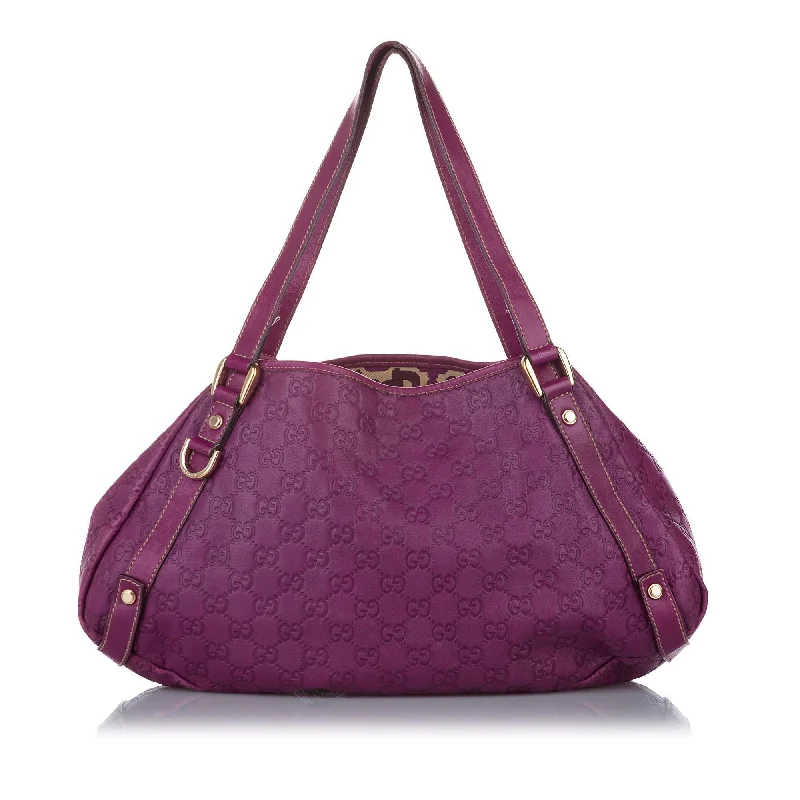 Women Gucci bags with a front - zip pocket for small itemsGucci Guccissima Pelham Tote Bag (SHG-20643)