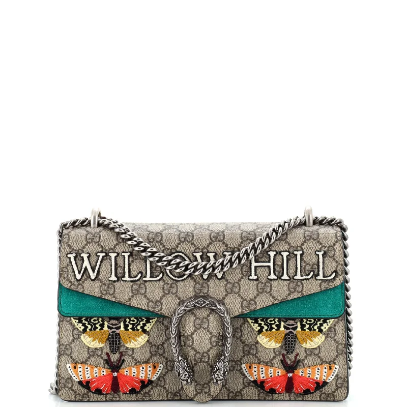 Women Gucci bags with interlocking G hardware for a classic lookGucci Dionysus Bag Embellished Gg Coated