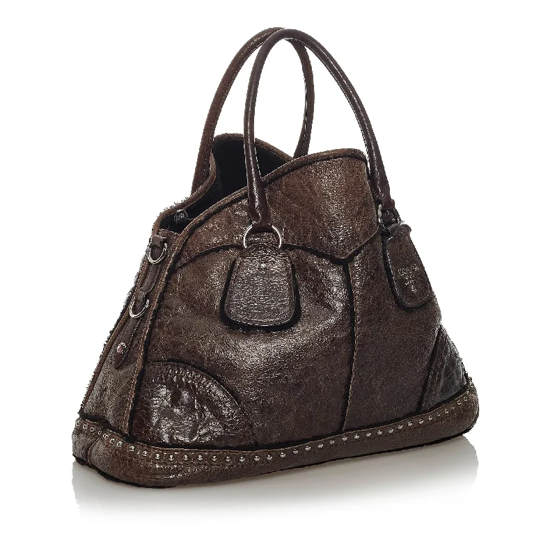 Prada Cervo Shine Tote Bag 29245