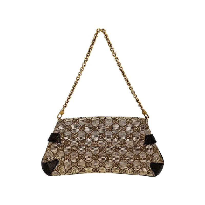 Ladies Gucci shoulder bags with a single - handle designGucci GG Monogram Horsebit Clutch