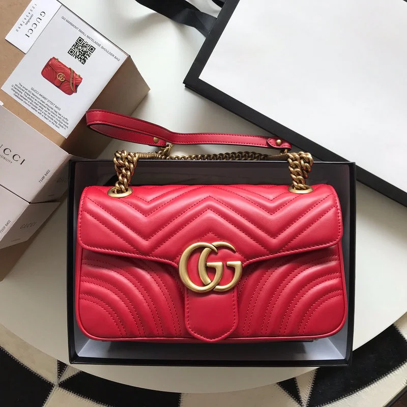 Women Gucci bags with a snap - button closure and a decorative charmWF - Gucci Bags - 1168