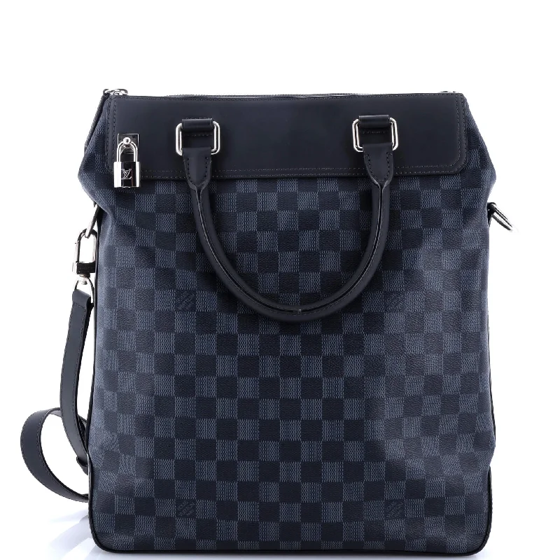 Greenwich Tote Damier Cobalt