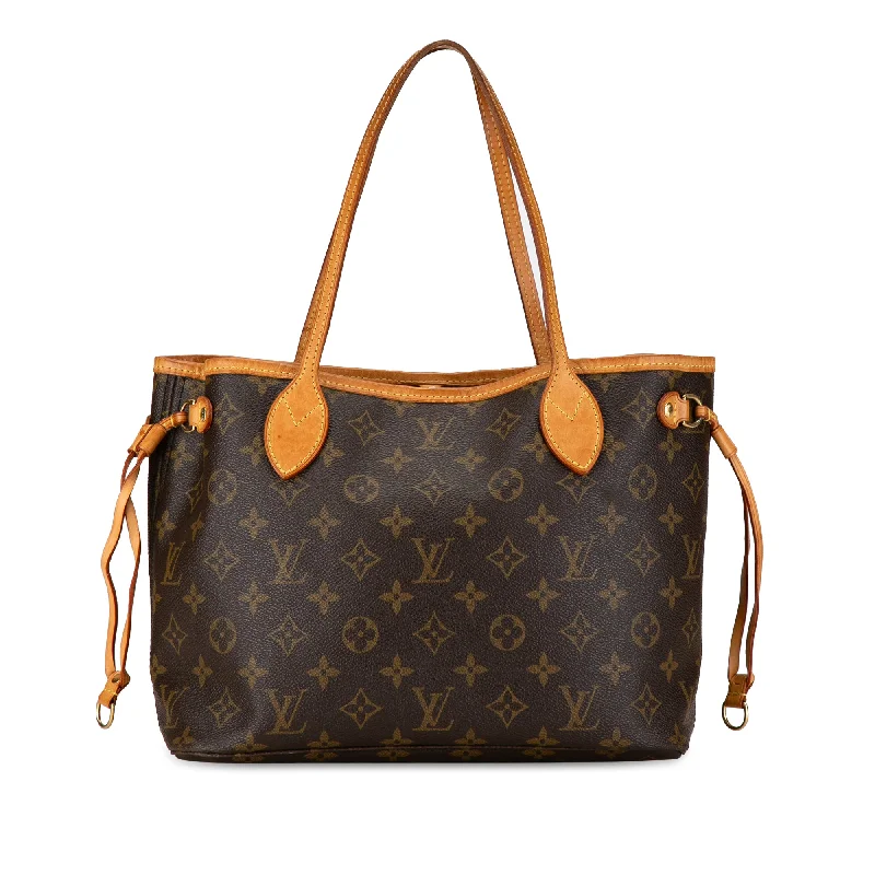 YVES SAINT LAURENT Kate bags featuring the signature Cassandre logo for a branded touchBrown Louis Vuitton Monogram Neverfull PM Tote Bag