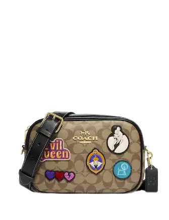 Coach Disney X Coach Jamie Camera Bag In Signature Canvas With Patches