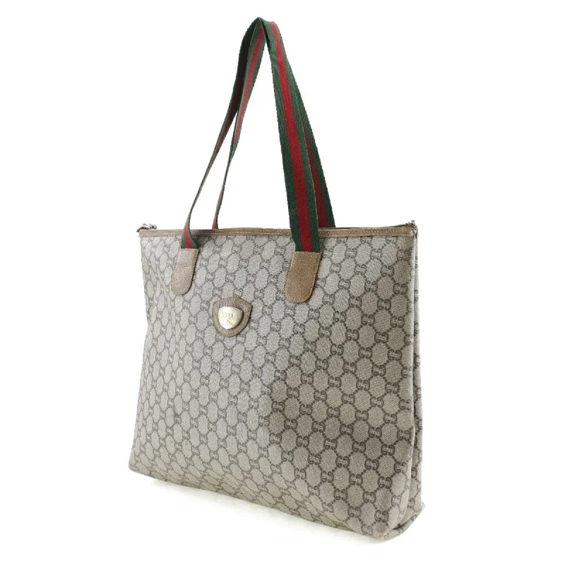 Gucci handbags for women with a back - zip pocketGUCCI tote bag Sherry GG plus beige ladies