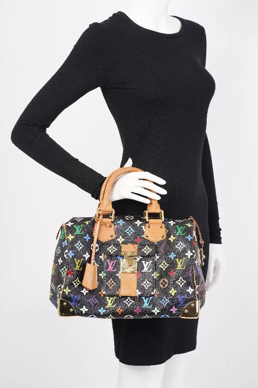 Louis Vuitton Takashi Murakami Speedy 30 Multicoloured Monogram Coated Canvas