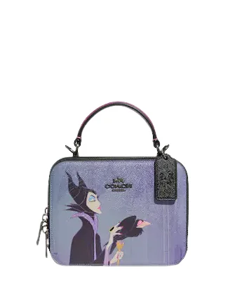 Coach Disney X Coach Box Crossbody With Maleficent Motif