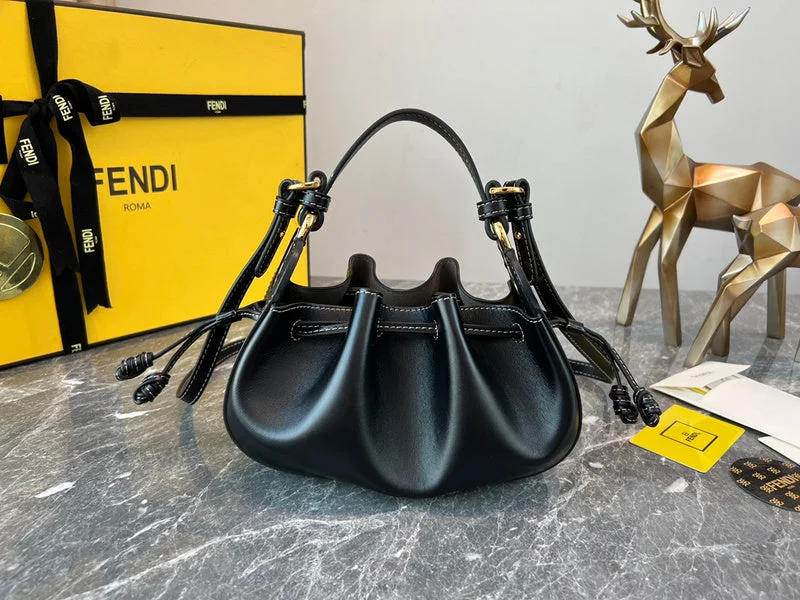 Fendi bags with a chain - link trim and a leather body for a modern and edgy lookBC - FENDI BAGS - 329