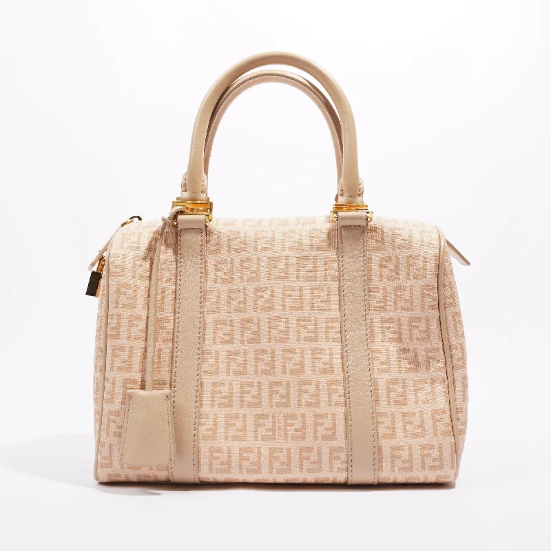 Fendi backpacks with a padded laptop sleeve for travel and work - related useFendi Womens Forever Bauletto Boston Bag Beige