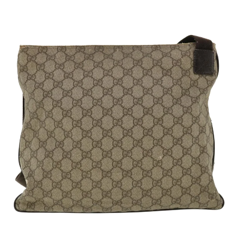 Women Gucci tote bags in GG Supreme canvas for a branded feelGUCCI GG Canvas Shoulder Bag Beige 141198  ro852