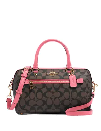 Coach Rowan Satchel In Signature Canvas