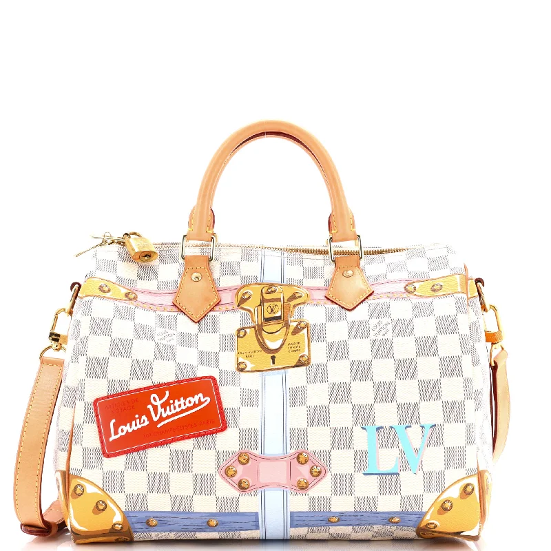 Speedy Bandouliere Bag Limited Edition Damier Summer Trunks 30