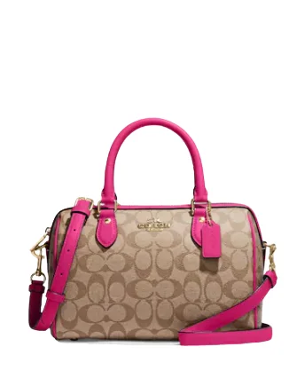 Coach Rowan Satchel In Signature Canvas