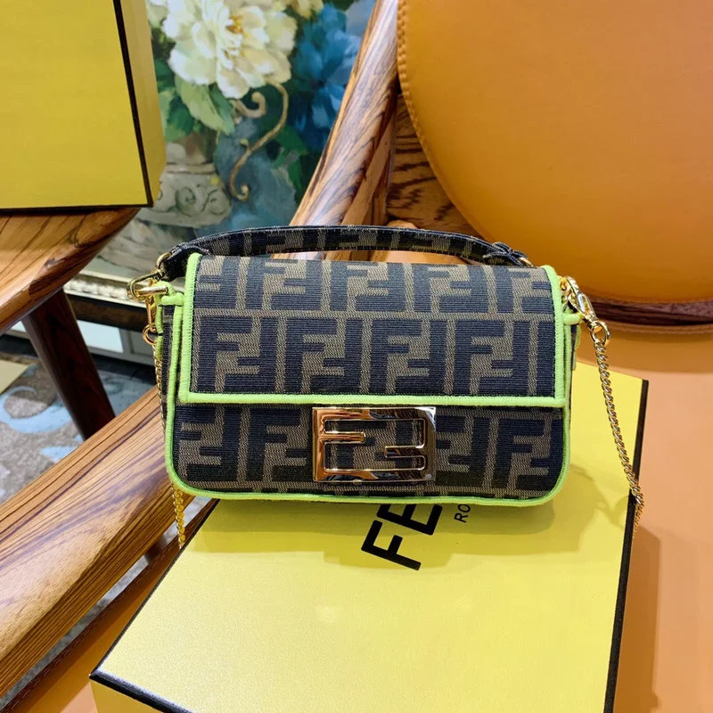 Fendi Baguette bags with a monogram - embossed leather surface for a luxurious feelBC - FENDI BAGS - 669