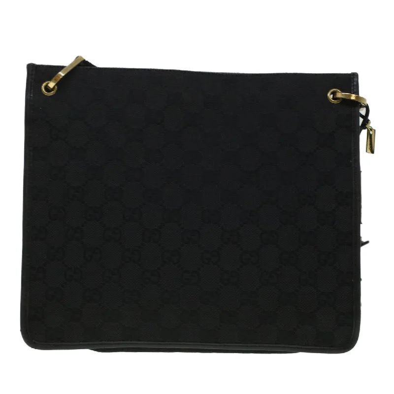 Ladies Gucci Dionysus bags with a detachable shoulder strapGUCCI GG Canvas Shoulder Bag Black 91762  yk7260