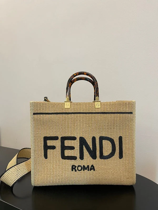 Fendi crossbody bags with a faux fur trim for a warm and stylish winter accessoryWF - Fendi Bags - 478