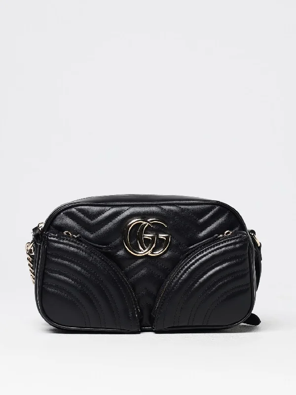 Women Gucci crossbody bags with a woven leather strapGucci Crossbody Bags Woman Black Woman