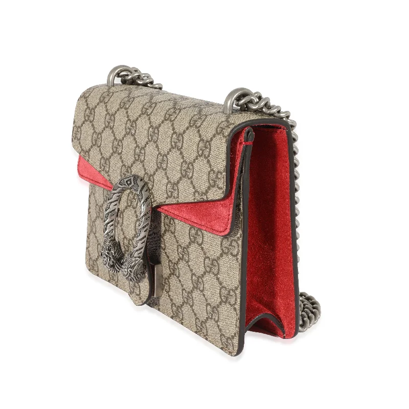 Women Gucci backpacks with a luxurious leather finishGucci GG Supreme Mini Dionysus