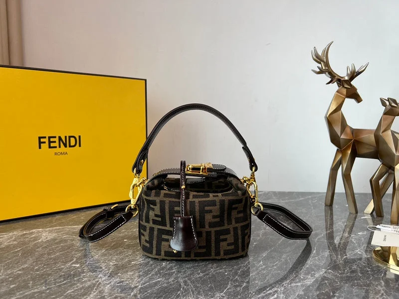 Fendi Sunshine Shopper bags with a contrast - stitched handle for a unique and stylish lookBC - FENDI BAGS - 327