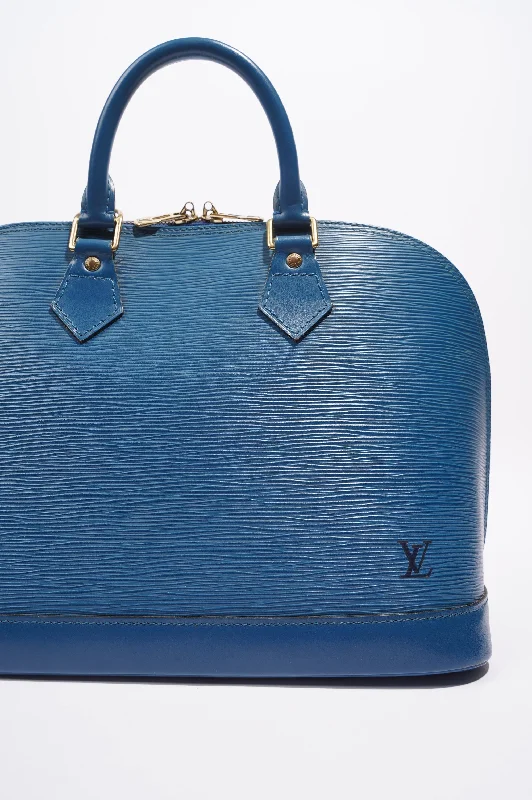 Louis Vuitton Alma Blue Epi Leather PM