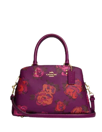 Coach Mini Lillie Carryall With Jumbo Floral Print