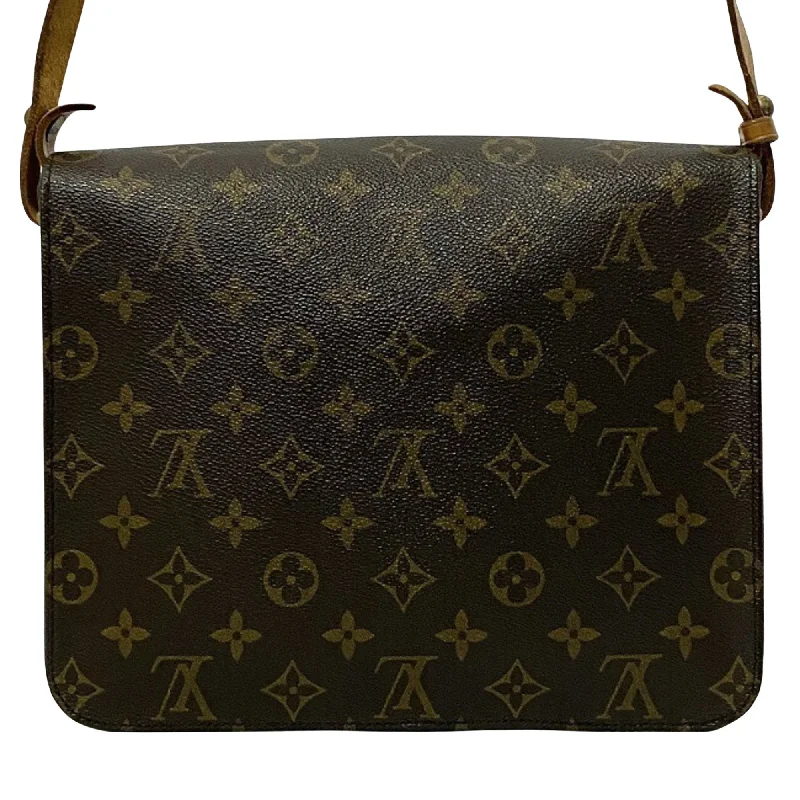 Louis Vuitton Brown Canvas Cartouchiere shopper bag