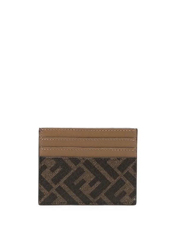 Fendi crossbody bags with a detachable fanny pack strap for a trendy and practical optionFendi Women Logo Cardholder