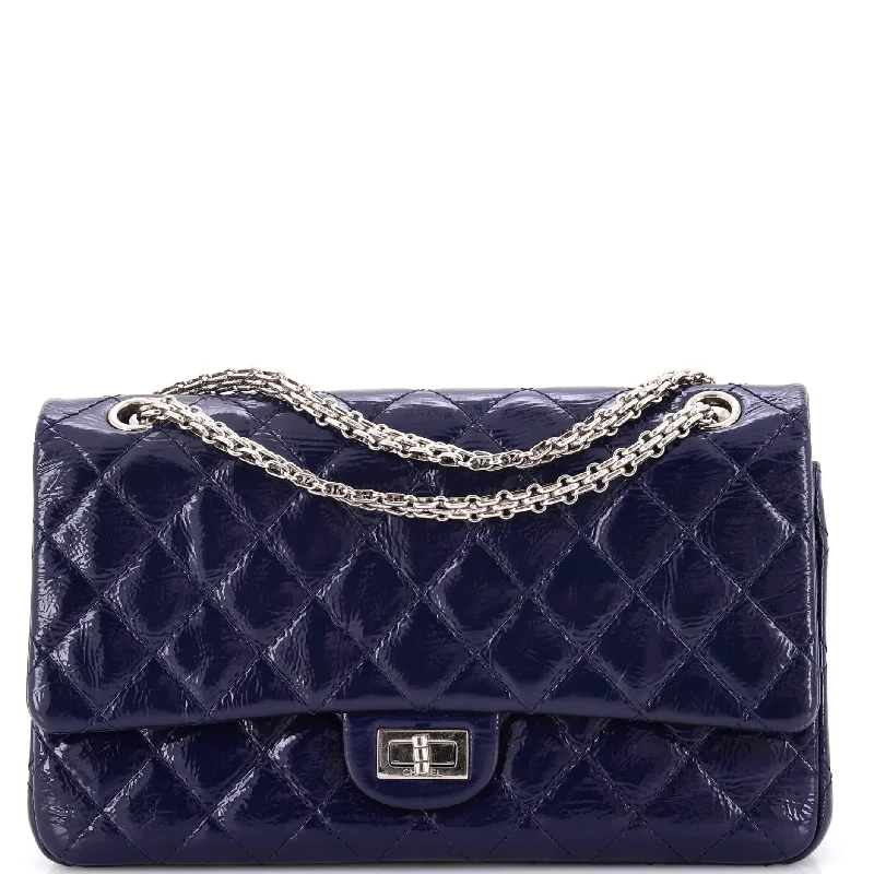 Reissue 2.55 Flap Bag Quilted Crinkled Patent 226