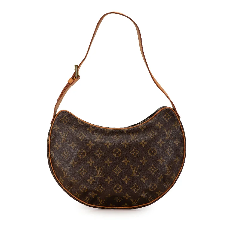 YVES SAINT LAURENT Kate bags in a limited - edition colorway for a rare and exclusive lookBrown Louis Vuitton Monogram Croissant MM Hobo Bag