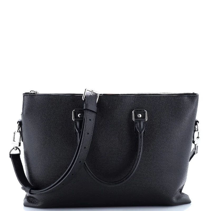 YVES SAINT LAURENT handbags with a metal - framed clasp for durability and styleAnton Soft Briefcase Taiga Leather