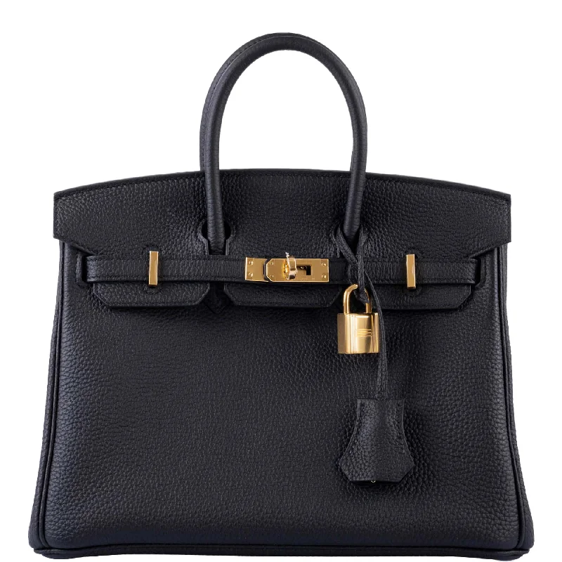 Hermès Birkin 25 Black Togo with Gold Hardware - 2020, Y