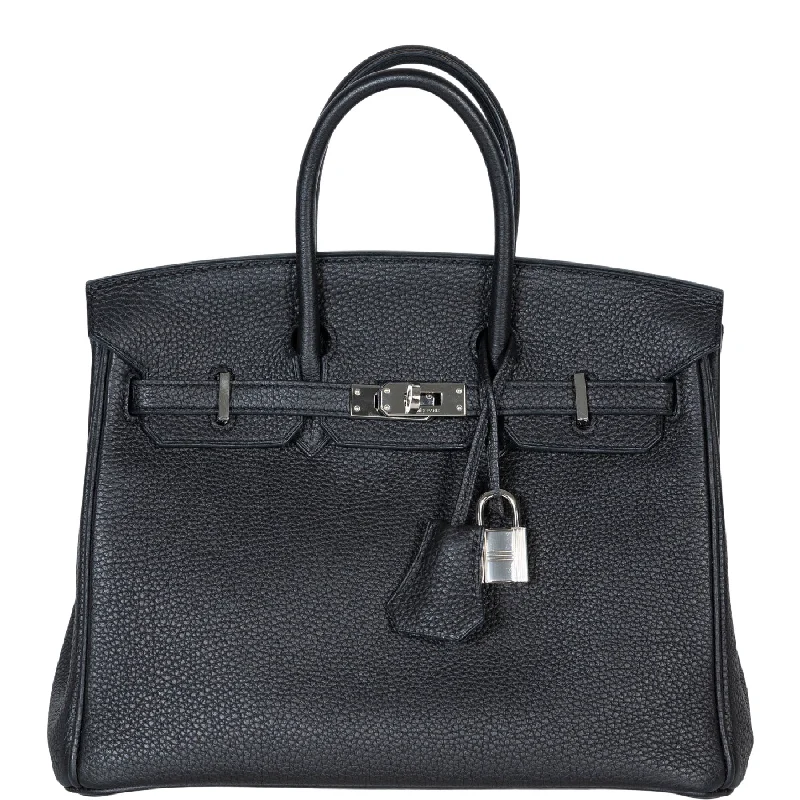 Hermès Birkin 25 Black Togo with Palladium Hardware