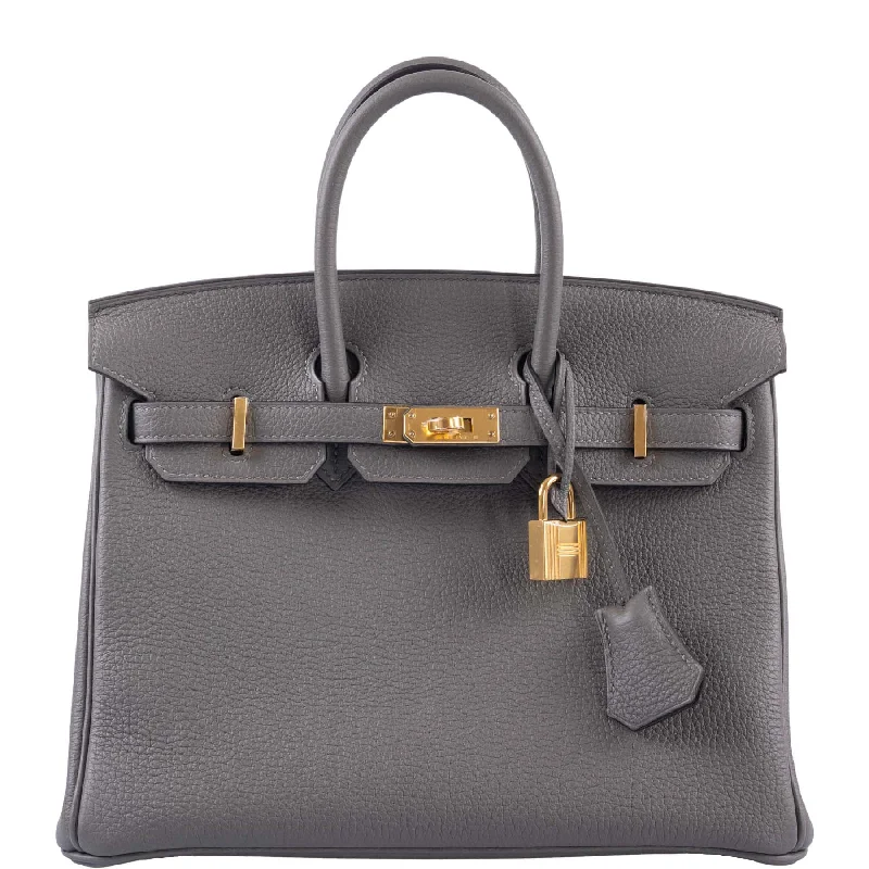 Hermès Birkin 25 Gris Meyer Togo Gold Hardware