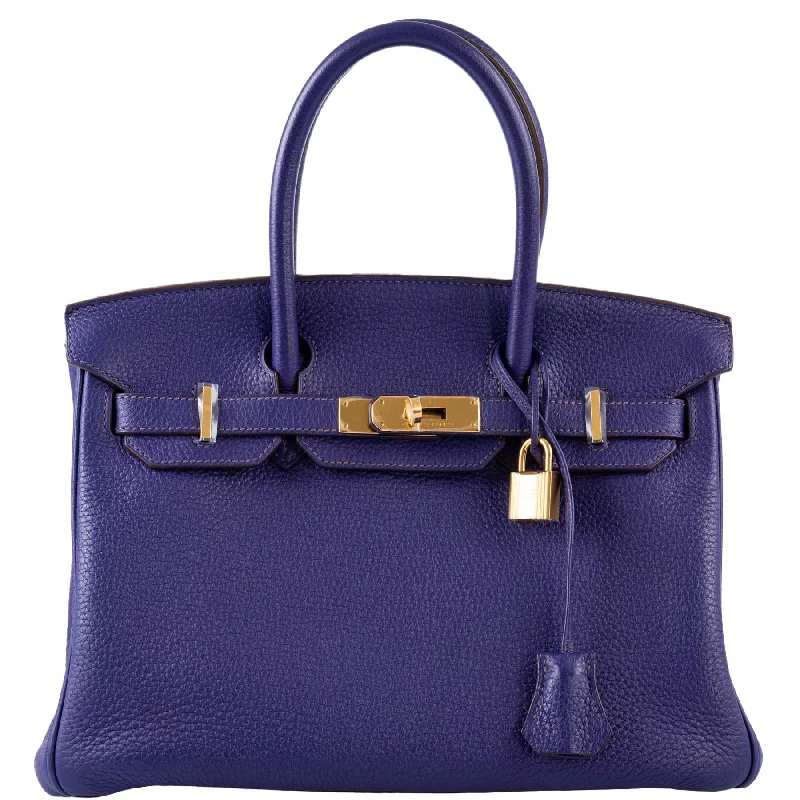 Hermès Birkin 30 Iris Togo with Gold Hardware