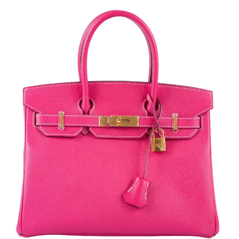 Hermès Birkin 30 Rose Tyrien Epsom Gold Hardware