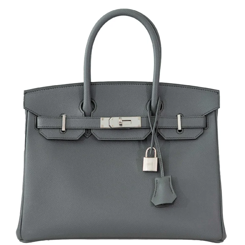 Hermès Birkin 30 Vert Amande Epsom with Palladium Hardware - 2021, Z