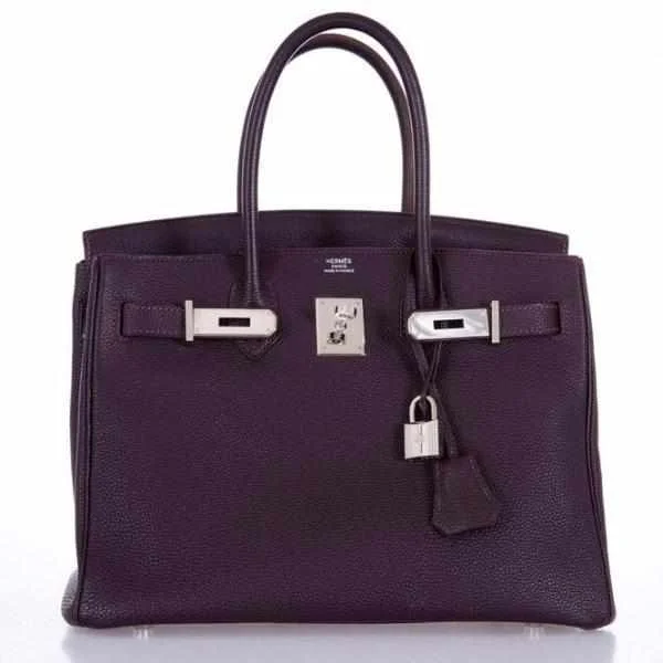 Hermès Birkin 30 Raisin Palladium Hardware