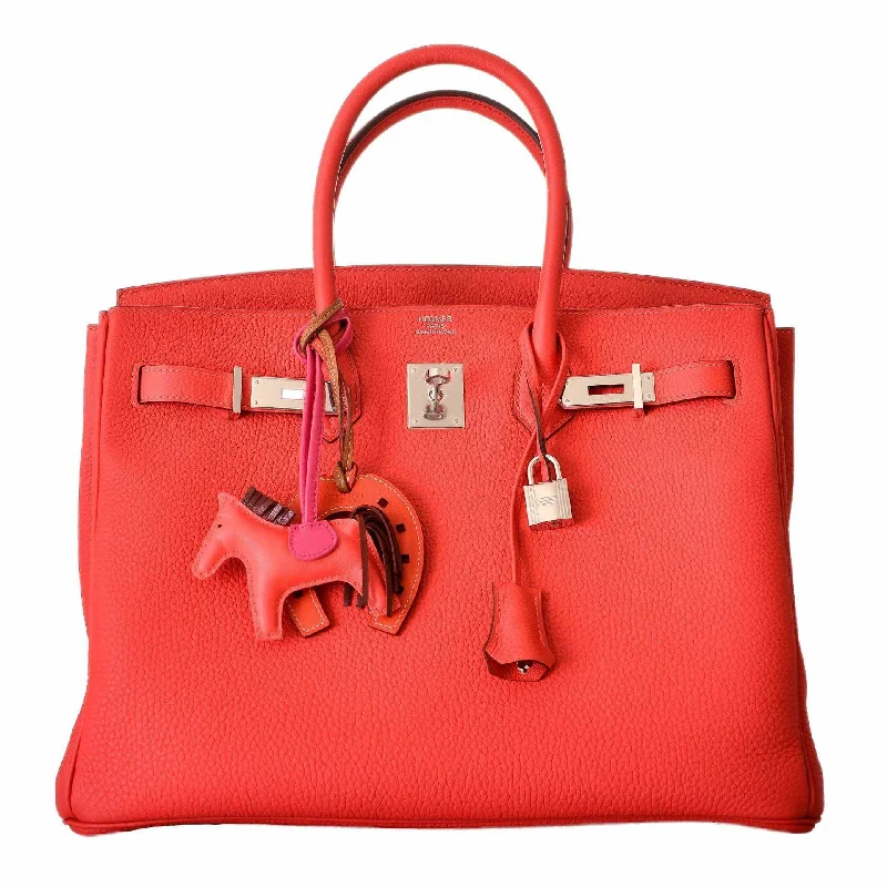 Hermès Birkin 30 Rouge Pivoine Clemence Palladium Hardware