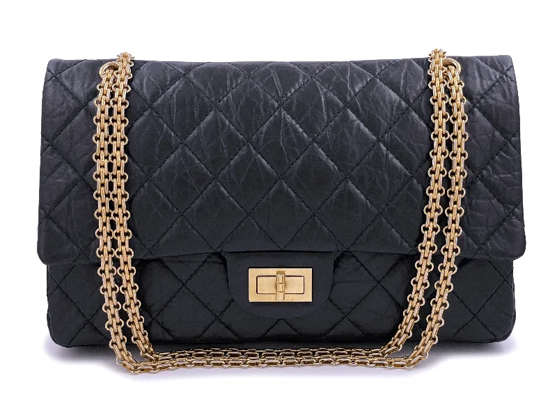 Chanel Limited Edition Handbag for CollectorsChanel Black Aged Calfskin Reissue Large 227 2.55 Flap Bag GHW