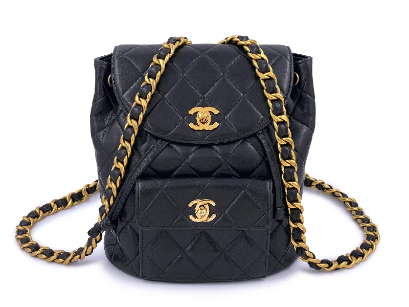 Chanel Limited Edition Handbag for CollectorsChanel Vintage Classic Duma Quilted Backpack Bag 24k GHW