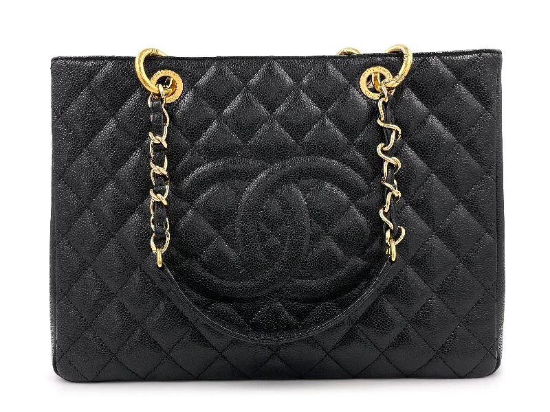 Chanel Quilted Leather Shoulder Bag for FashionistasChanel Black Caviar GST Grand Shopper Tote Bag GHW