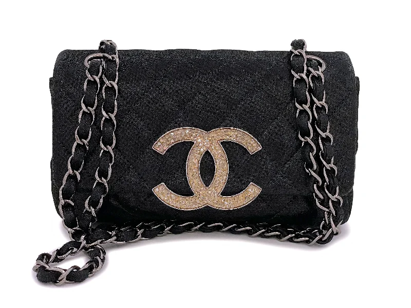 Chanel Medium Tote Bag for Office LadiesChanel 11A Black Champagne Strass Crystals Rectangular Mini Flap Bag RHW