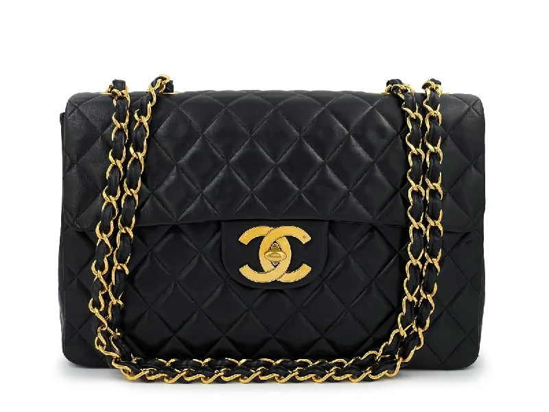 Chanel Limited Edition Handbag for CollectorsChanel 1994 Vintage Maxi "Jumbo XL" Classic Flap Bag 24k GHW