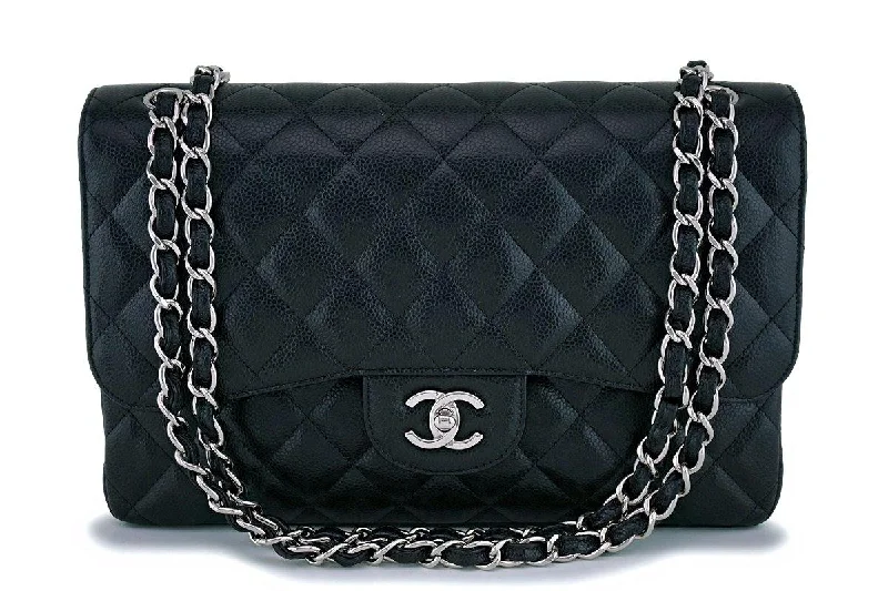 Chanel Limited Edition Handbag for CollectorsChanel Black Caviar Jumbo Classic Double Flap Bag SHW